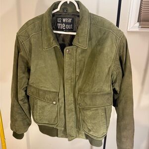 Vintage U2 “Wear Me Out”Joshua Tree Tour 1987 Suede Bomber Jacket - Size 42